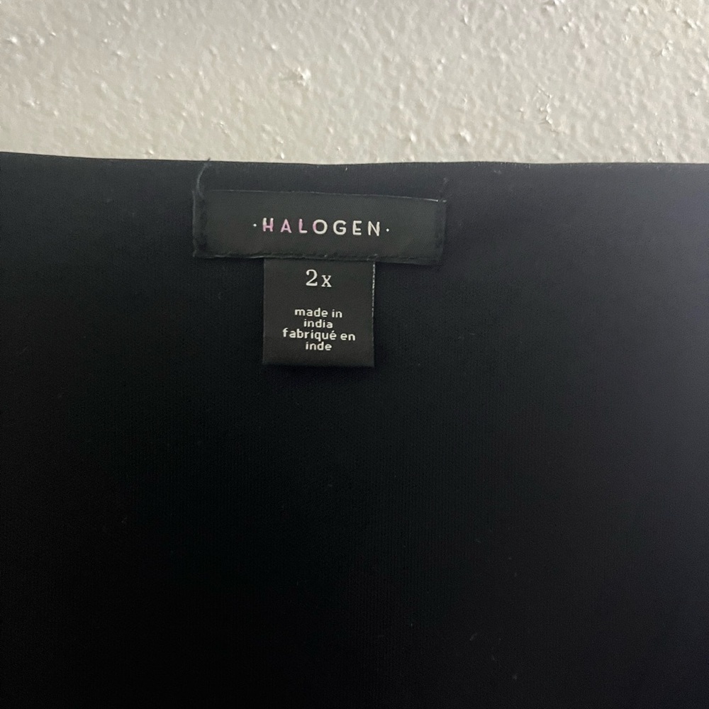 Halogen Black Ruffle Sleeve Blouse - Picture 4 of 7